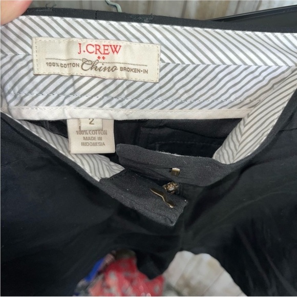 J. Crew Black Broken In Chino Shorts - Picture 8 of 8
